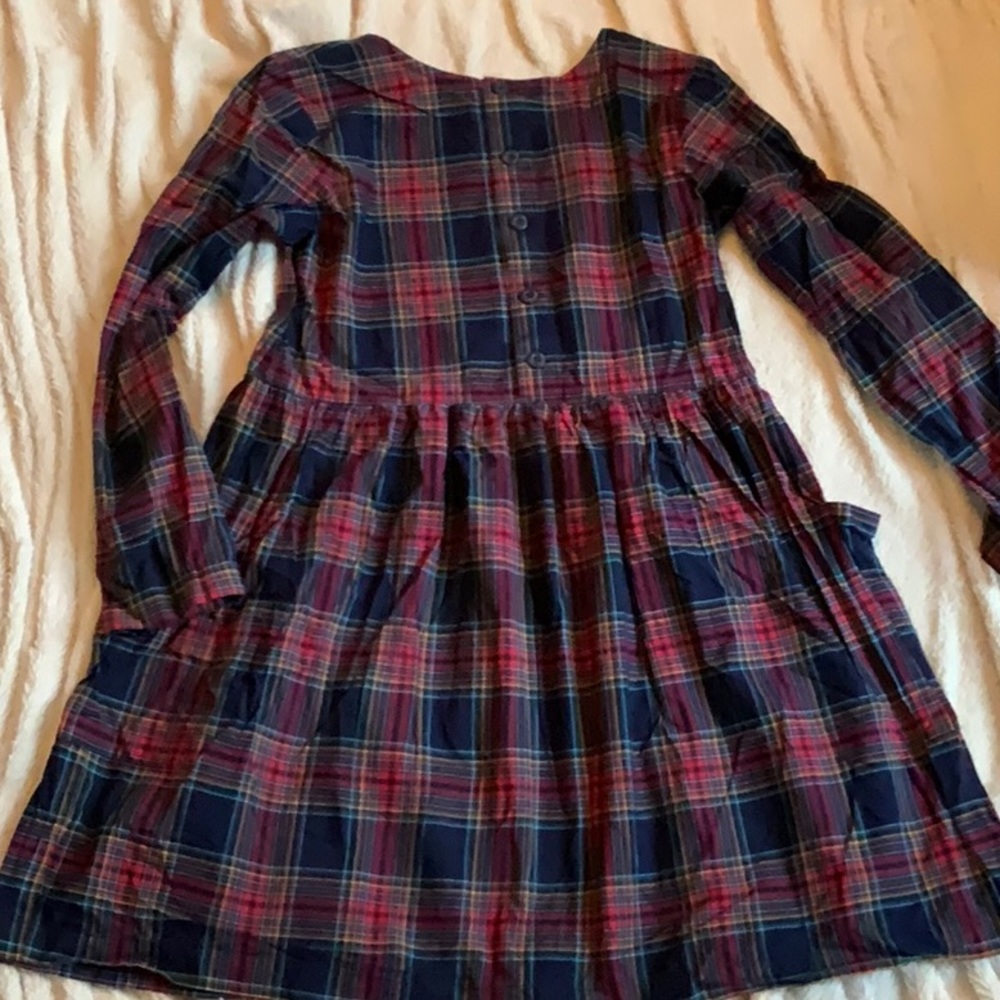 Plaid tartan Hanna Andersson Dress size 14-16 (think christmas pictures !)